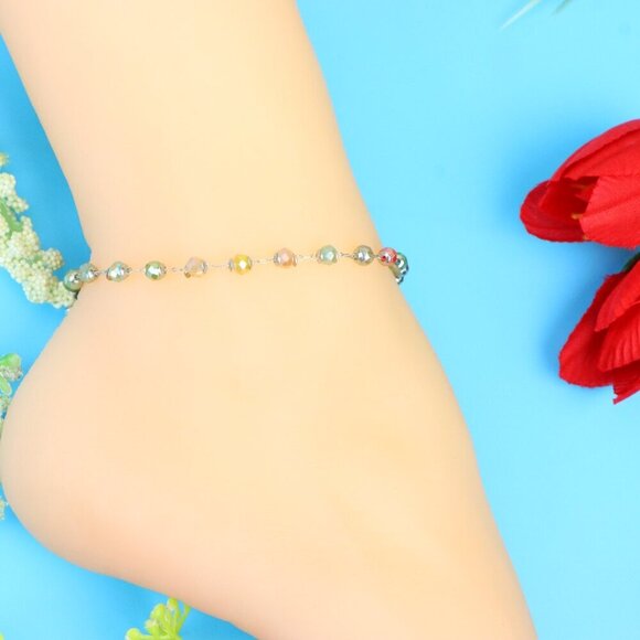 Elegant Handmade Anklet – Perfect for Women & Girls | Ideal Gift Option,DYC1097 - Picture 7 of 9